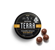 Kiva - Terra Bites - Sea Salt Caramel - THC 100mg