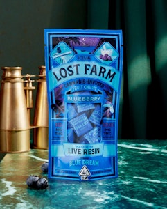 LOST FARM - Lost Farm - Blueberry X Blue Dream - 100mg Live Resin Chews - 10pk