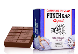 Sea Salt Dark Chocolate - 100mg - Punch Bar Original - Punch Edibles