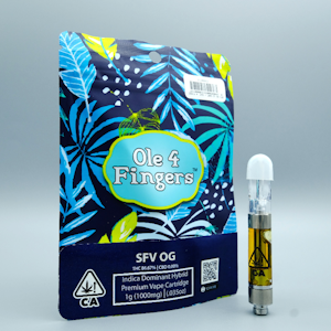 OLE'4 FINGERS - SFV OG 1g Cart - Ole' 4 Fingers