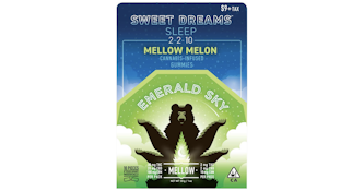 EMERALD SKY | MELLOW MELON 2:2:10 THC/CBD/CBN - 5PK | EDIBLE