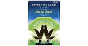 Emerald Sky - Mellow Melon 1:1:5 THC:CBD:CBN Sweet Dreams Gummies - 140mg