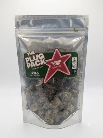 The Plug Pack - Bomb Pop -Sativa- 25.88% THC | 28g (Flower) | The Plug Pack- BB2 back