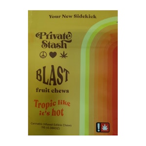 Private Stash | Blast Fruit Chews | Tropic Like It's Hot | 100mg