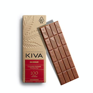 Kiva - Kiva Bar 100mg Milk Chocolate $25