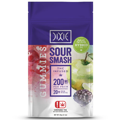 DIXIE - Sour Smash (200mg) Gummies (H) Main Image