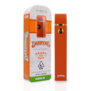DABWOODS - Banana OG  (H) 90.68% | DABWOODS |1g ALL IN ONE Disposable