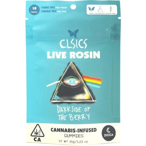 CLSICS - DarkSide Of The Berry 100mg 10 Pack Live Rosin Gummies - CLSICS