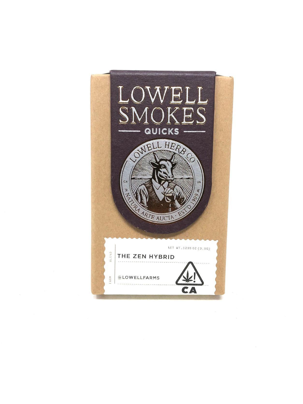 LOWELL QUICKS THE ZEN HYBRID 3.5G PREROLL 10PK 1 Por...
