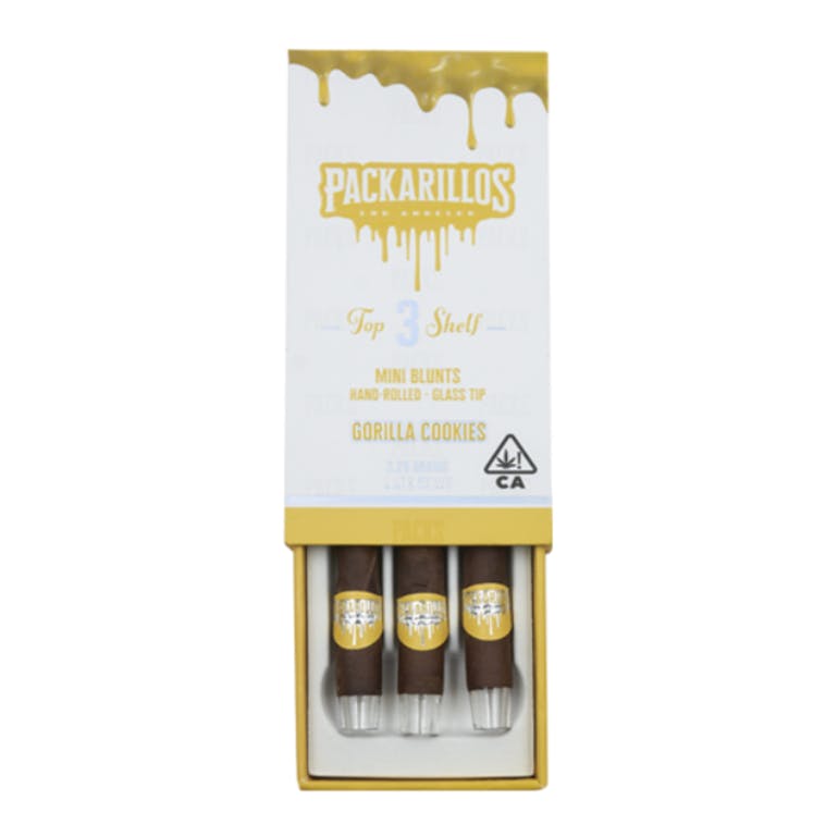 Packwoods Packarillos Non Infused Grapefruit Kush Preroll 3 Packs
