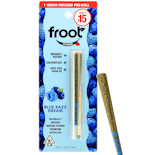 Froot Infused Preroll 1g Blue Razz $15