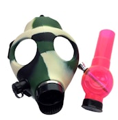 ON SALE -CAMO GAS MASK- BONG NOT INCLUDED
