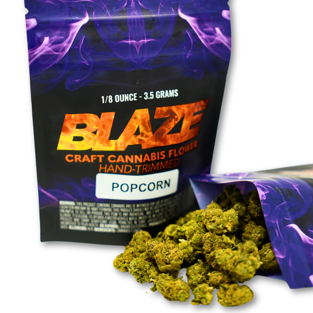 Blaze Craft Cannabis - Blaze | Popcorn | Dutch Dragon | 3.5g Main Image