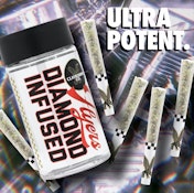 [Claybourne Co.] Diamond Infused Preroll 2 Pack - 1g - Cobra Kush (I/H)