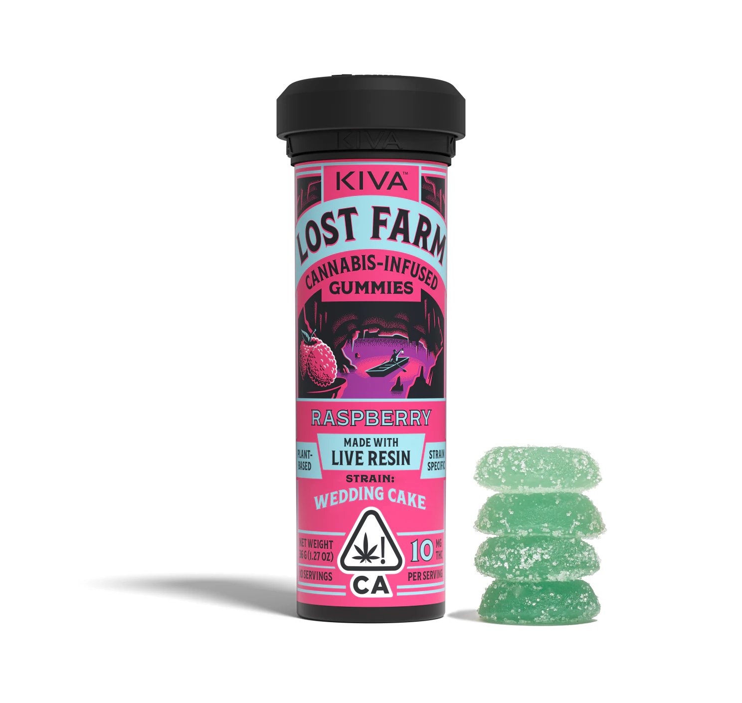 Lost Farm - Lost Farm - 100mg Gummies - Raspberry - Wedding Cake  Main Image