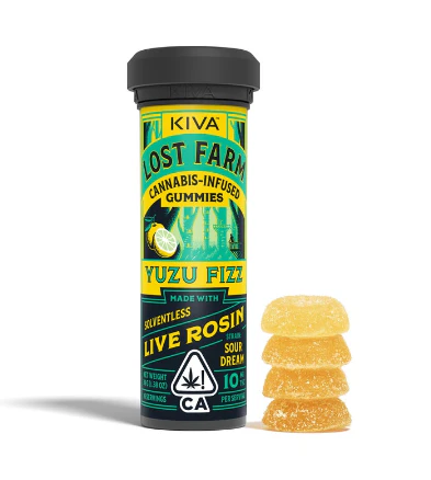 Lost Farm - Lost Farm - Yuzu Fizz X Sour Dream - 100mg Live Rosin Gummies Main Image