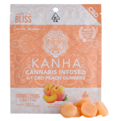 Kanha - 4:1 CBD Peach Gummies