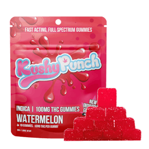 Kushy Punch - Watermelon Gummies 200MG (10x20MG)  