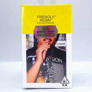 Friendly Brand - Crepes 1g Cured Resin Cart - Friendly Brand