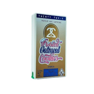 22K - 22K - 1g Cartridge - Frosted Oatmeal Cookies