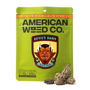 AMERICAN WEED CO - 3.5g Devils Dawn High THC Diamond Dusted - American Weed Co.