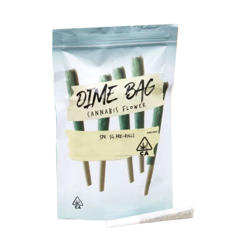 Dime Bag - 2.5g 9 Pound Hammer Pre-Roll Pack (.5g - 5 pack) - Dime Bag Main Image