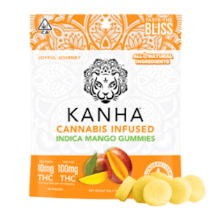 KANHA - Kanha - Classic - Mango - Gummies - 10pk - 100mg