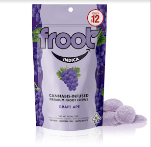 Froot - Froot Gummies 100mg Grape 