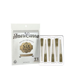 Americanna - 6g Banana Cream Cake Infused Pre-Roll Pack (1g - 6 Pack) - Americanna