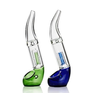 LA King - 6" Sherlock Design Perculator water Pipe