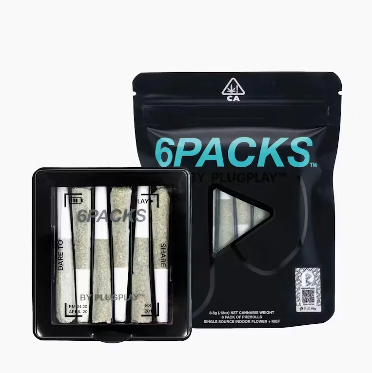 PLUGPLAY™ - Plug N Play - Pre Roll Pack - Kief Infused - Hybrid - Gum Dropz - (3.5g Total) 6 Pack Main Image
