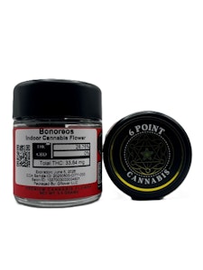 6 Point Cannabis - 6 Point Cannabis - Bonoreos - 28.76% THC - 3.5g - Dry Flower
