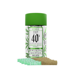 STIIIZY | 40'S Multi pack | Infused Pre-Roll | Gelato | 2.5g