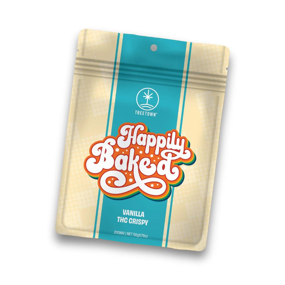 Treetown - Vanilla 200mg Crispy Rice Square (1x200mg) - TREETOWN Main Image