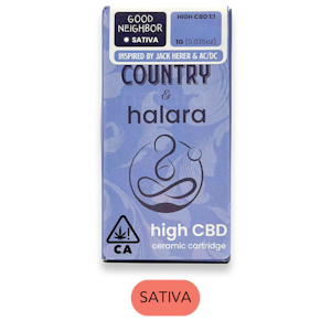 HALARA - Halara - CBD - Good Neighbor 1:1 - Vape Cart - 1.0g