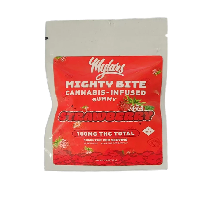 Mylars - Mighty Bites - Strawberry Main Image