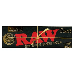 RAW PAPERS - Raw Papers - Black 1 1/4 Classics Papers 50ct - Accessories