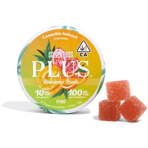 PLUS - PLUS Rainbow Kush Strain Specific Gummies 100mg