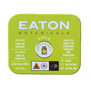 EATON BOTANICALS - EATON | "Apple a Day" Apple | 50MG THC: 200MG CBD