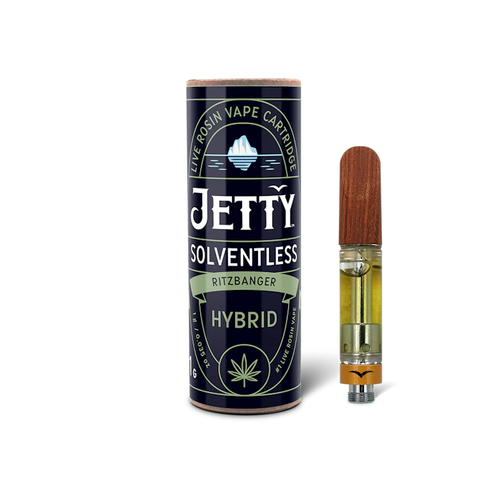 Jetty Extracts - Jetty | Ritzbanger | 1g Solventless Live Rosin 510 Cart Main Image