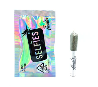 SELFiES - SELFIES - .5g - 2ct Infused Minis Pre Rolls - Ice Cream Cake 