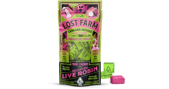 LOST FARM - Lost Farm - Dragon Fruit Trop Cherry Live Rosin Fruit Chews - 100mg