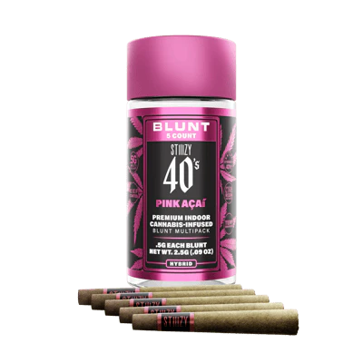STIIIZY - STIIIZY | PINK ACAI BLUNT - 5PK INFUSED | PREROLL | 2.5G Main Image