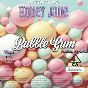 Instajane - Honey Jane | Bubble Gum | Vape | [1g] | Indica/Hybrid