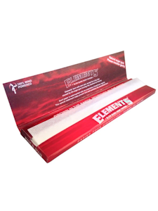 Elements Red Hemp Rolling Papers 1 1/4