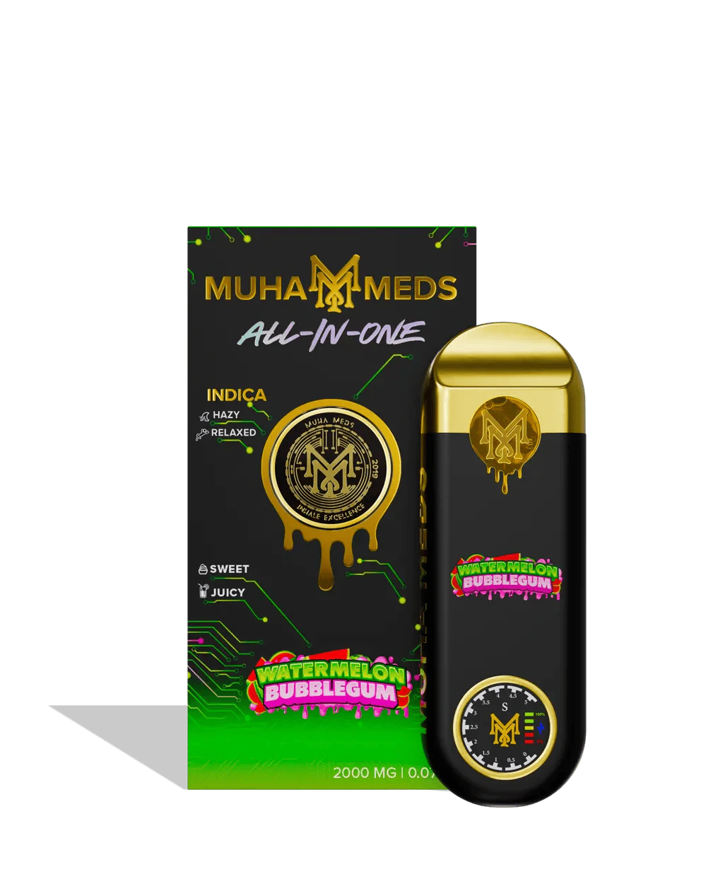 Muha Meds - Watermelon Bubblegum 2g Disposable Main Image