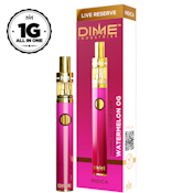 DIME INDUSTRIES: Watermelon OG Live Reserve 1g Disposable Vape (I)