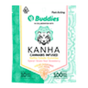 Kanha x Buddies Live Resin Gummies 100mg Sour Strawberry $25