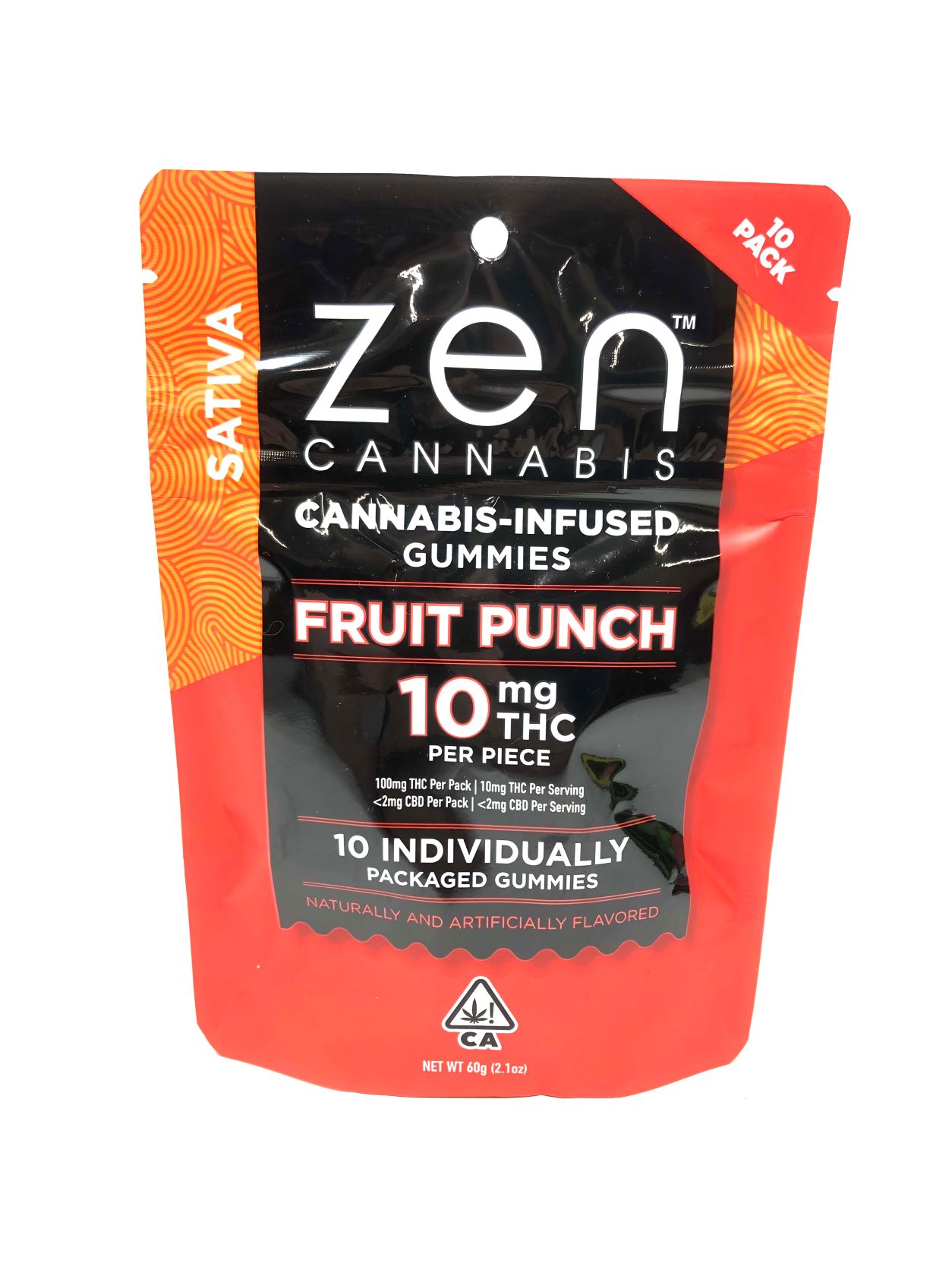 ZEN SATIVA FRUIT PUNCH 100MG GUMMIES 1 Port Hueneme D...
