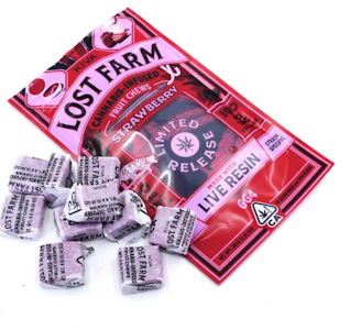 LOST FARM - Lost Farm - Strawberry x GG4 - 100mg Chews - 10pk